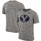 Nike BYU Cougars Charcoal 2018 Player Travel Legend Performance T-Shirt,baseball caps,new era cap wholesale,wholesale hats